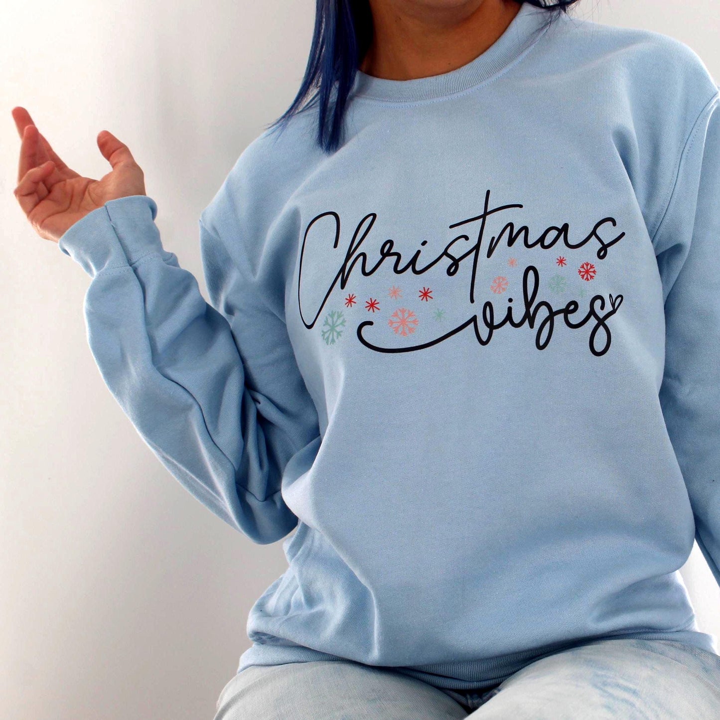Cozy Christmas Vibes Crewneck Sweatshirt