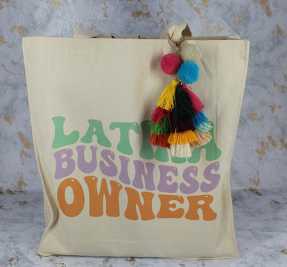 Latina Business Owner Tote Bag