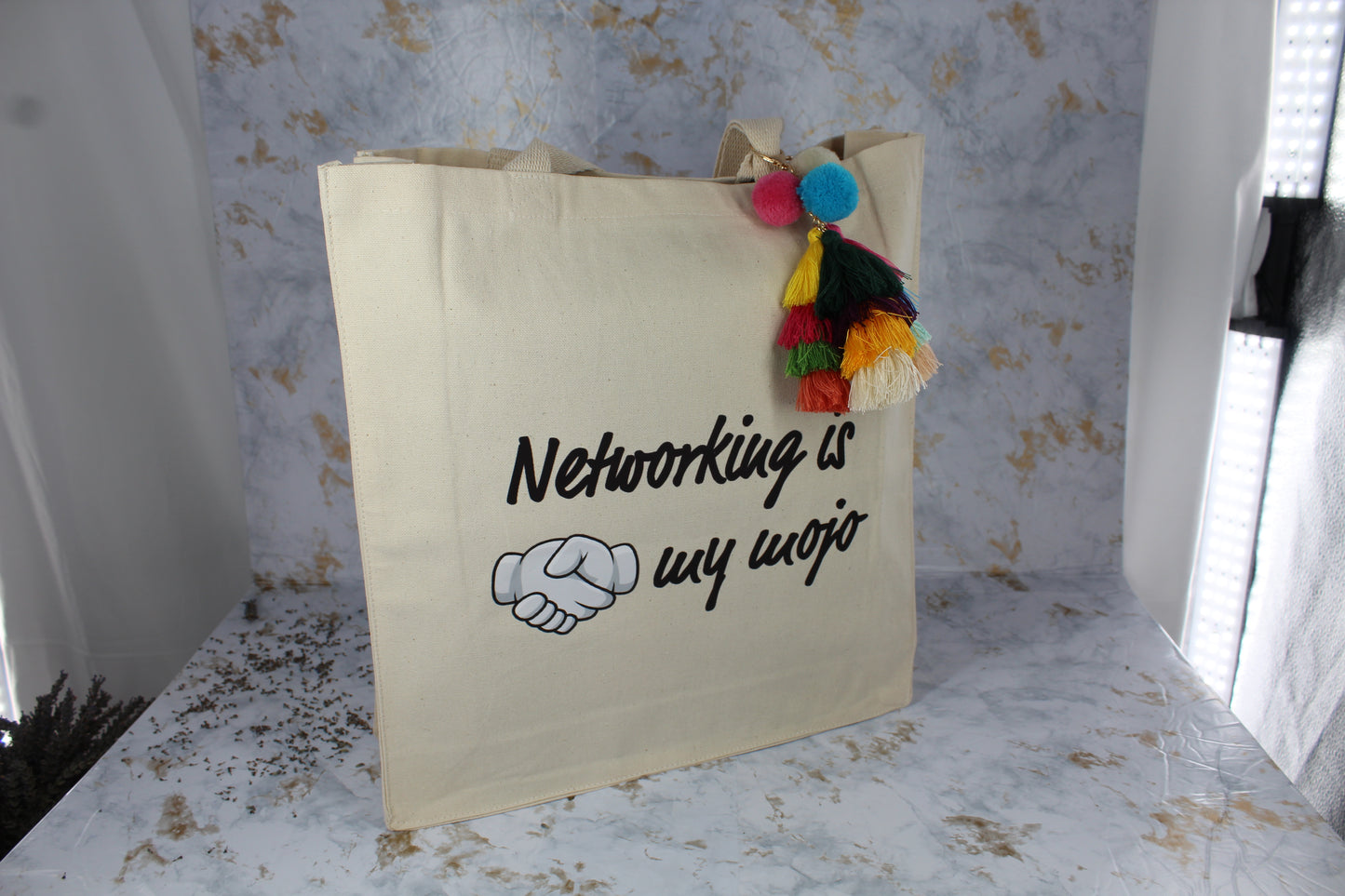 Networking is My Mojo Totebag