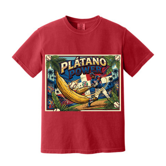 Platano Power Baseball Tee